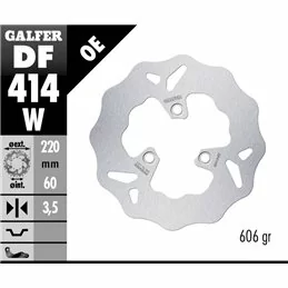 Galfer DF414W Bremsscheibe Wave Fixiert