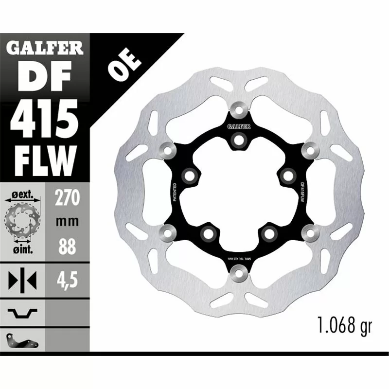 Galfer DF415FLW Brake Disc Wave Floating