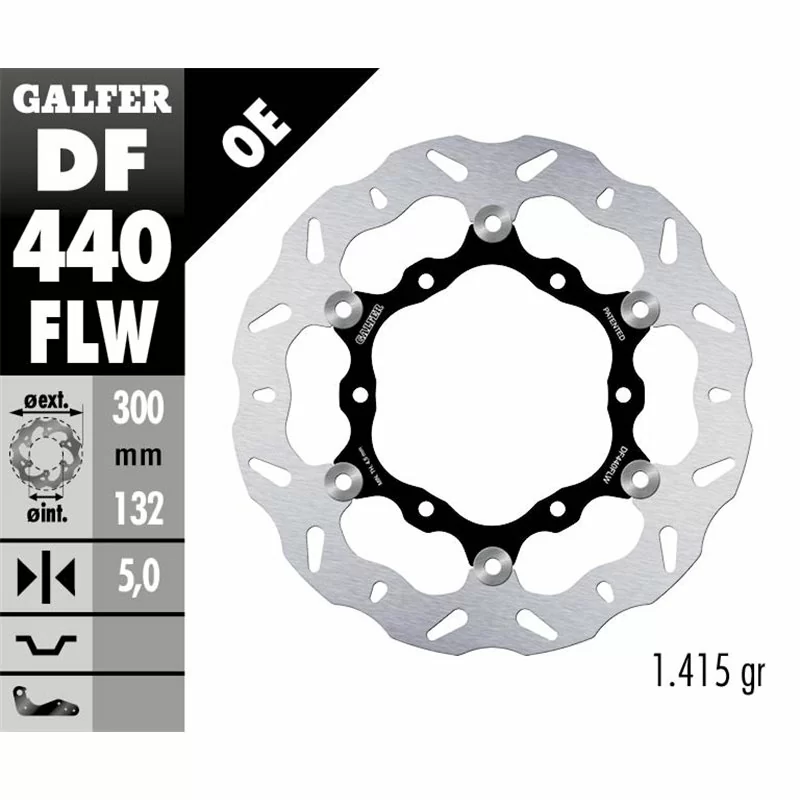 Galfer DF440FLW Bremsscheibe Wave Schwimmend