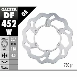 Galfer DF452W Bremsscheibe Wave Fixiert