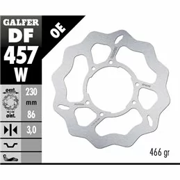 Galfer DF457W Bremsscheibe Wave Fixiert