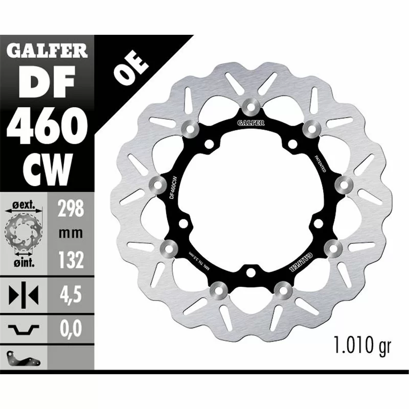 Galfer DF460CW Bremsscheibe Wave