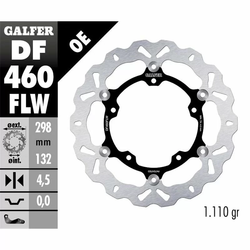 Galfer DF460FLW Brake Disc Wave Floating