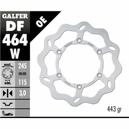 Galfer DF464W Brake Disco Wave Fixed