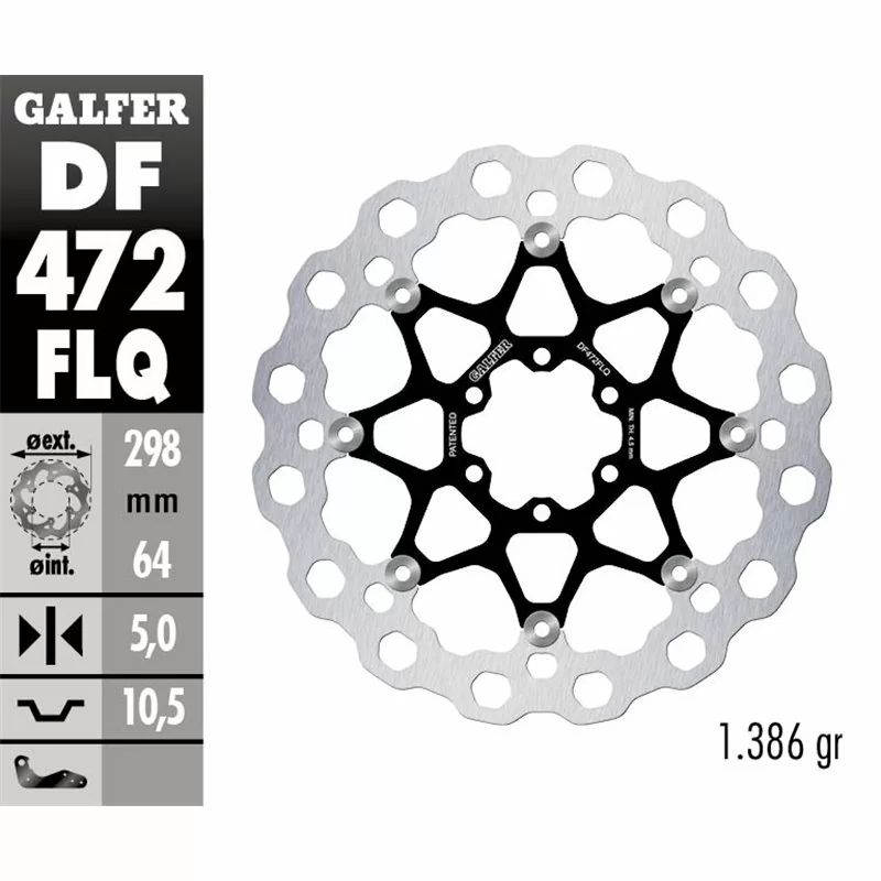 Galfer DF472FLQ Disco Freno Wave Flottante