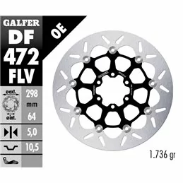 Galfer DF472FLV Disco de Freno Wave Flotante