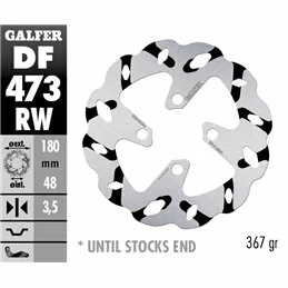 Galfer DF473RW Brake Disco Wave Fixed