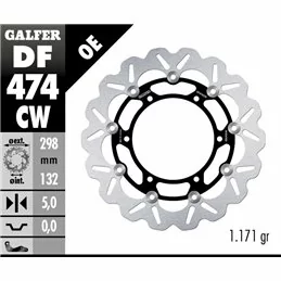 Galfer DF474CW Bremsscheibe Wave Schwimmend