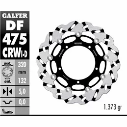 Galfer DF475CRWI Bremsscheibe Wave Schwimmend