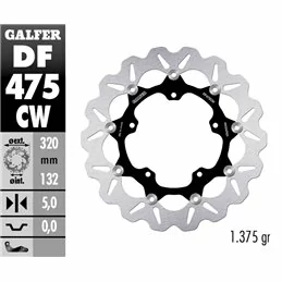 Galfer DF475CW Brake Disc Wave Floating