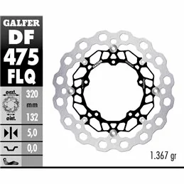 Galfer DF475FLQ Bremsscheibe Wave Schwimmend