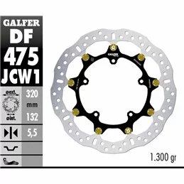 Galfer DF475JCW1G03 Bremsscheibe Wave Floatech