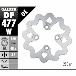 Galfer DF477W Brake Disco Wave Fixed