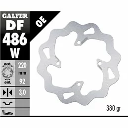 Galfer DF486W Bremsscheibe Wave Fixiert