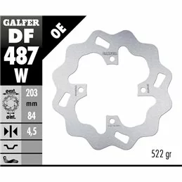 Galfer DF487W Brake Disco Wave Fixed