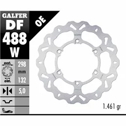 Galfer DF488W Bremsscheibe Wave Fixiert