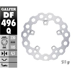 Galfer DF496Q Disque De Frein Wave Fixe