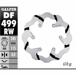 Galfer DF499RW Brake Disco Wave Fixed