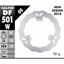 Galfer DF501W Brake Disco Wave Fixed