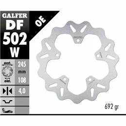 Galfer DF502W Brake Disco Wave Fixed