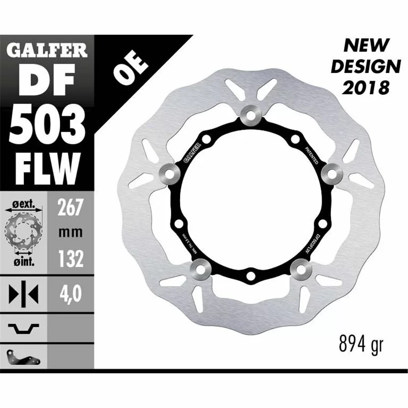 Galfer DF503FLW Disco de Freno Wave Flotante