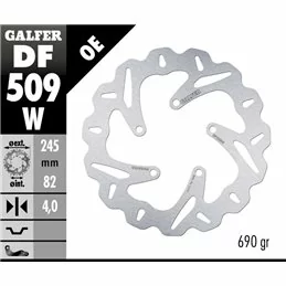 Galfer DF509W Bremsscheibe Wave Fixiert