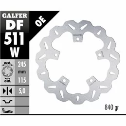 Galfer DF511W Bremsscheibe Wave Fixiert