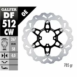 Galfer DF512CW Disque de Frein Wave Flottant