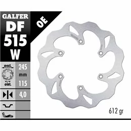 Galfer DF515W Disco De Frebo Wave Fijo