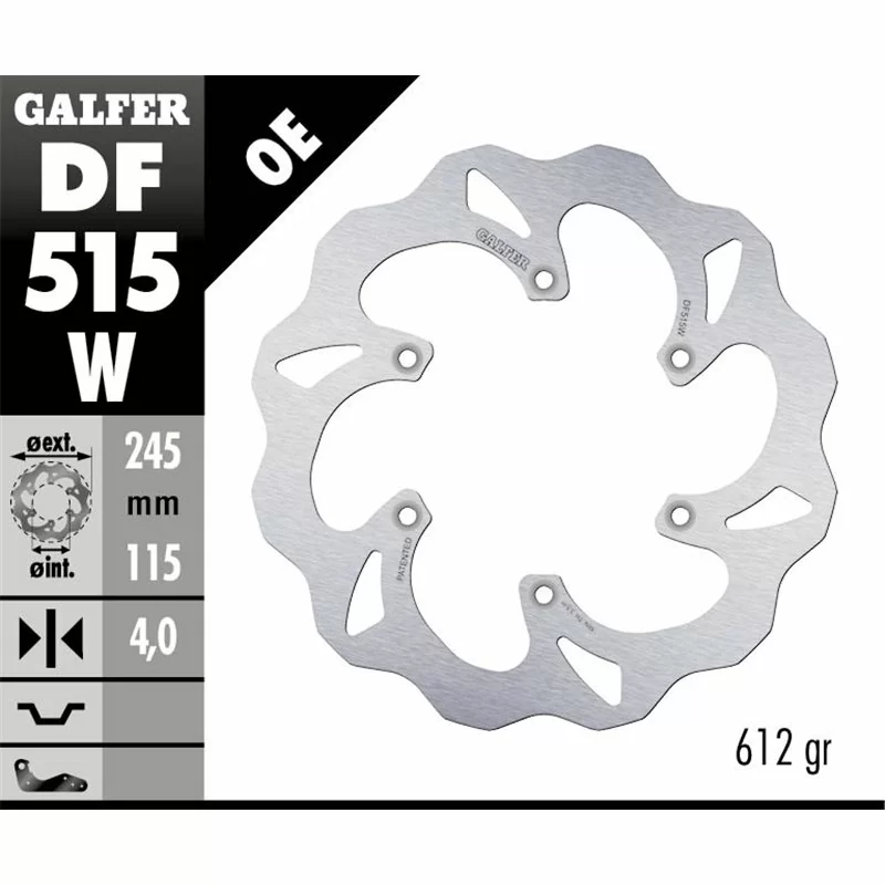 Galfer DF515W Disco Freno Wave Fisso