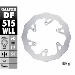 Galfer DF515WLL Bremsscheibe Wave Fixiert