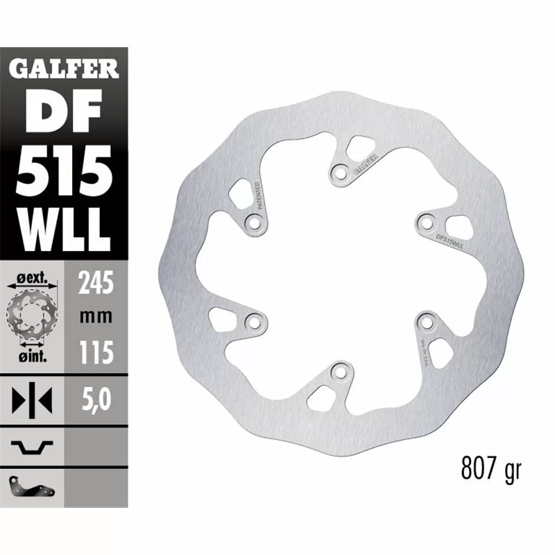 Galfer DF515WLL Disque De Frein Wave Fixe