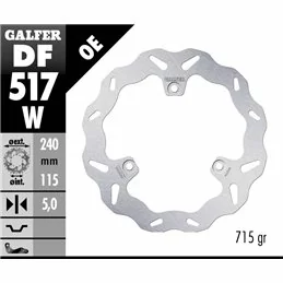 Galfer DF517W Bremsscheibe Wave Fixiert