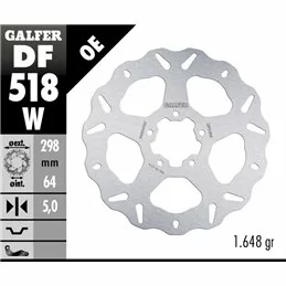 Galfer DF518W Brake Disco Wave Fixed