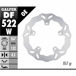 Galfer DF522W Disco Freno Wave Fisso