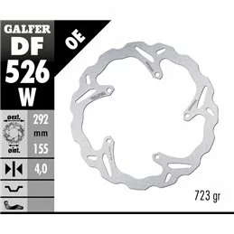 Galfer DF526W Disque De Frein Wave Fixe