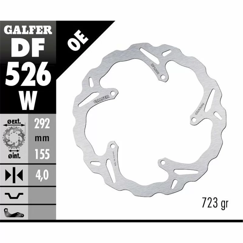 Galfer DF526W Disco Freno Wave Fisso