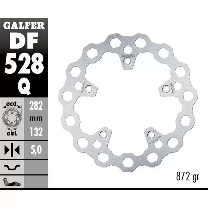 Galfer DF528Q Brake Disco Wave Fixed