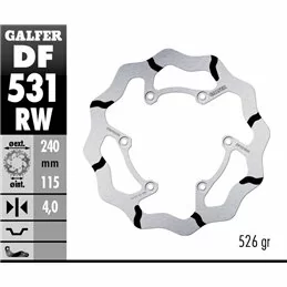 Galfer DF531RW Bremsscheibe Wave Fixiert