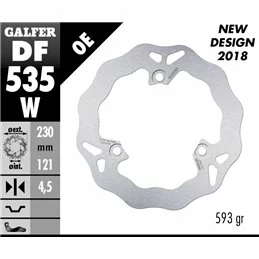 Galfer DF535W Disque De Frein Wave Fixe