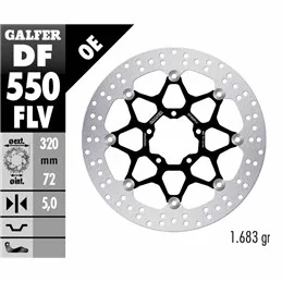 Galfer DF550FLV Disco de Freno Wave Flotante