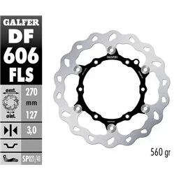 Galfer DF606FLS Brake Disc Wave Floating