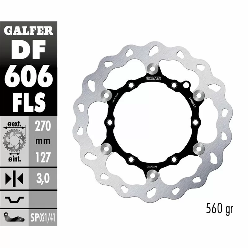 Galfer DF606FLS Brake Disc Wave Floating