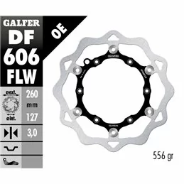 Galfer DF606FLW Disque de Frein Wave Flottant