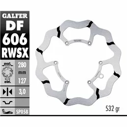 Galfer DF606RWSX Disco De Frebo Wave Fijo