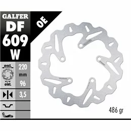 Galfer DF609W Bremsscheibe Wave Fixiert