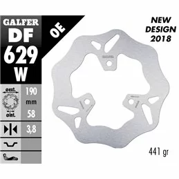 Galfer DF629W Disco Freno Wave Fisso