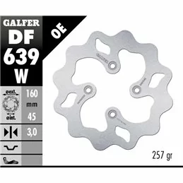 Galfer DF639W Brake Disco Wave Fixed