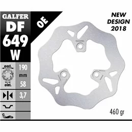 Galfer DF649W Bremsscheibe Wave Fixiert