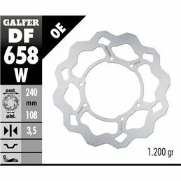 Galfer DF658W Disco De Frebo Wave Fijo